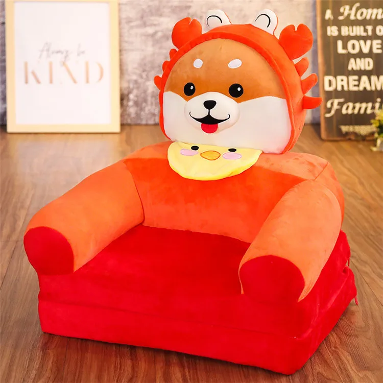 2019 Новый стиль мультфильм складной диван плюшевый стул с изображением оленя подарок на день рождения детей настраиваемый логотип