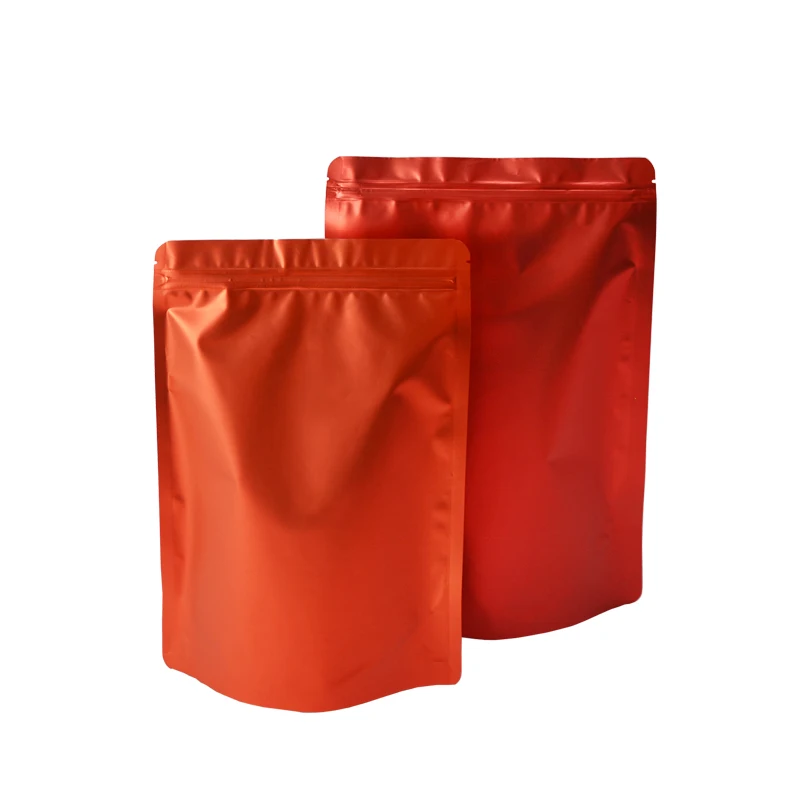 Colored Stand Up Zip lock Foil Pouches Aluminum Foil Standing Pouches Food Storage Stand Up zip lock Bags 100 pcs food storage bags plastic zip lock bags plastic packaging bags