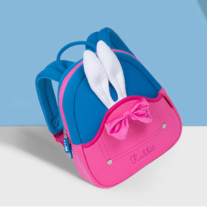 Сумка для девочек, NOHOO, высокое качество, рюкзак mochilas, милый мини плюшевый кролик, рюкзак, модные аксессуары для путешествий, сумка для покупок