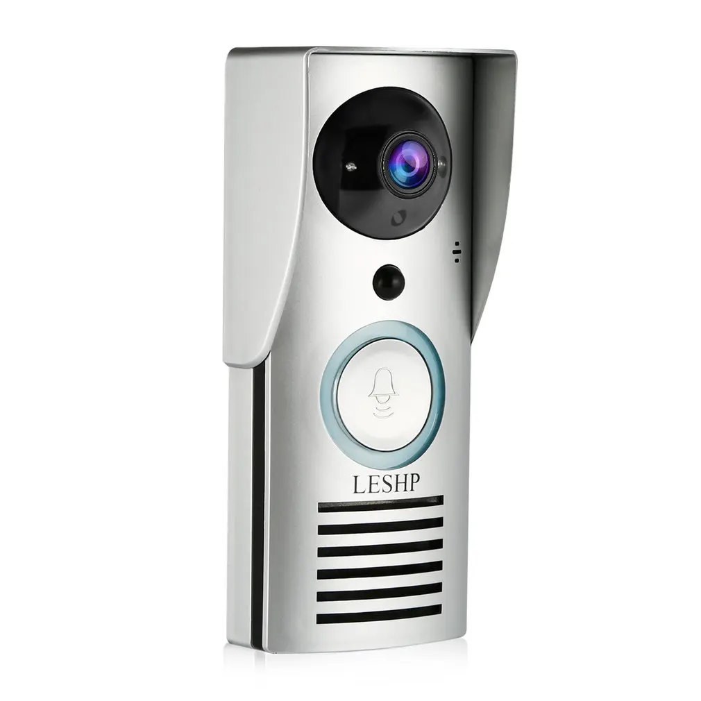 LESHP Smart 2.4G Wifi Doorbell HD 1080 x 720P Camera Smart Guard& APP Live-view Infrared Night Vision 180 Degree Wide Angle