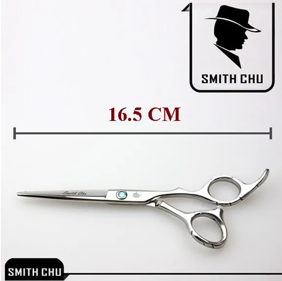 SMITH CHU 5," 6,0" Парикмахерские ножницы для волос Япония 440C прореживающие ножницы для стрижки волос Инструменты для укладки волос LZS0007
