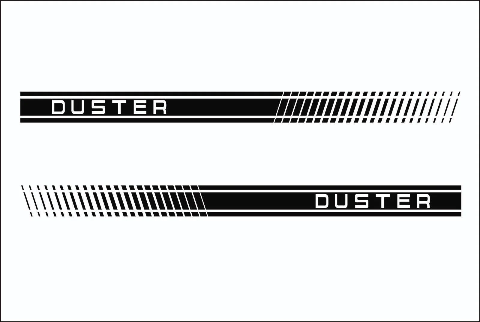 Для 2 шт./пара DUSTER Renault& Dacia 2x боковые полосы тела наклейка виниловая наклейка с изображением логотипа