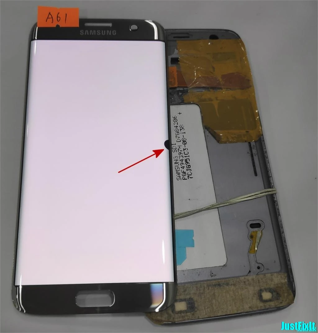 Для samsung Galaxy S7 edge G935F G935A G935FD сжигание тени и дефект ЖК-дисплей с сенсорным экраном дигитайзер
