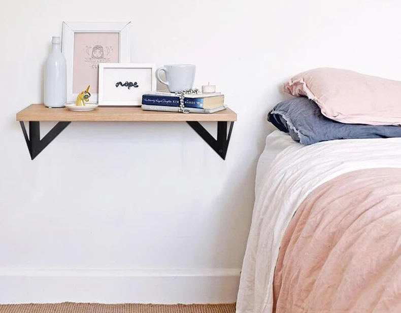 support triangulaire pour montage étagère de rangement en cadre de raccords de meubles de suspendre les coins pièces