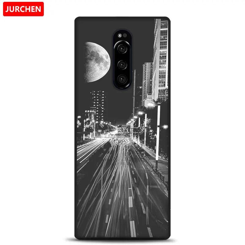 19 Чехол jurchen для sony Xperia 1, чехол для Xperia One, милый мультяшный Мягкий силиконовый чехол из ТПУ для sony Xperia1 sony 1, чехол - Цвет: 19