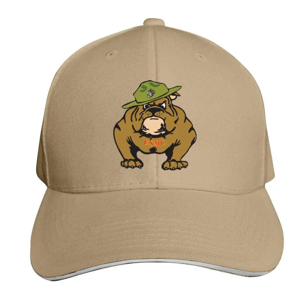 Бейсбольная кепка с логотипом USMC для Морского корпуса, бульдога, винтажная сэндвич-Кепка, кепка для папы