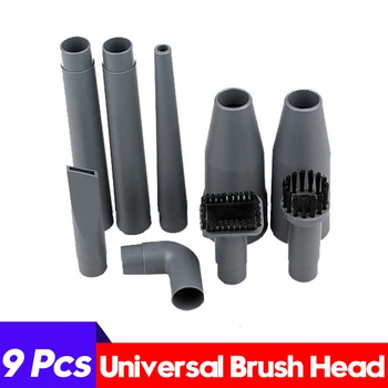 

9PCS Professional Vacuum Nozzle Suction Brush Head for 32mm & 35mm Vacuum Cleaner Parts Accessories Crevice Tool for Bed Sofa