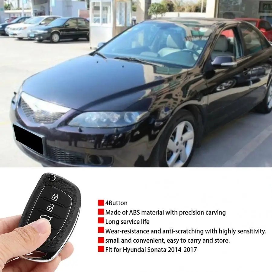 Автомобильный Дистанционный умный ключ TQ8-RKE-4F16 433mhz J237 подходит для hyundai Sonata износостойкость против царапин
