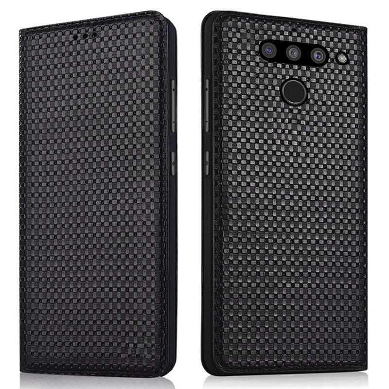 

Genuine leather magnetic mobile phone bag for LG V50 ThinQ/LG V40 ThinQ flip cover for LG V30/LG V20 phone case standing case
