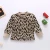 Детский пуловер Baby Boy Leopard Printed С Длинным Рукавом Верхняя Верхняя Одежда для девочек Круглый вырез Свитер Весна Осень Топы 1-5Y
