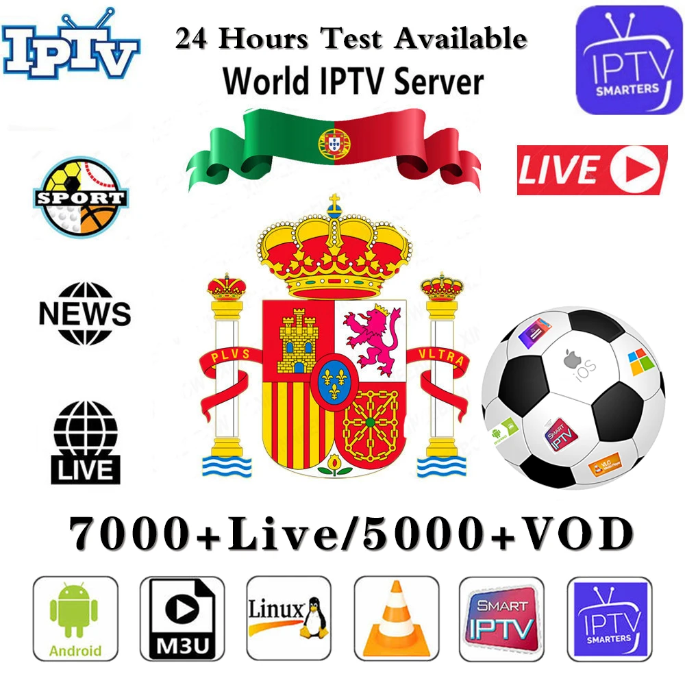 

World Live IPTV 7000 + Live Free Sports Adult Xxx For Tv Box Ssmart Android Tv Box Ssmart Tv Pc m3u Local Live Tv Movistar