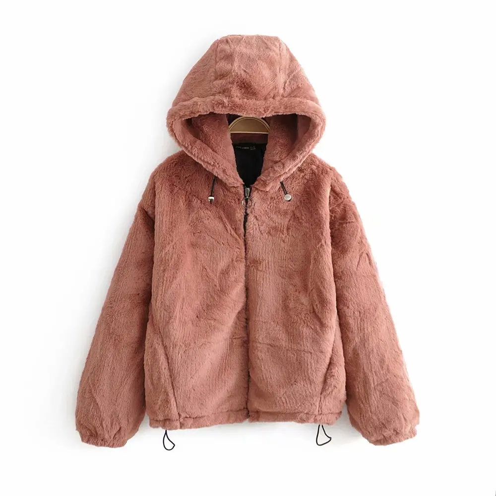 Плюшевая куртка, пальто из искусственного меха, женское оранжевое меховое пальто, Женское зимнее пальто, женское элегантное мохнатое меховое пальто, пушистая куртка в винтажном стиле