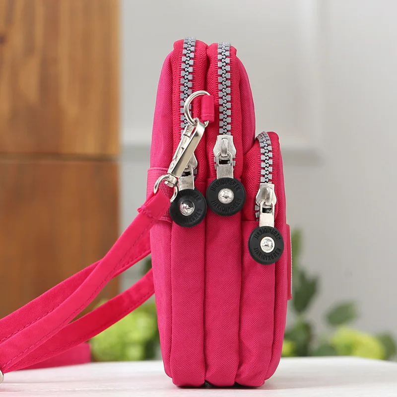 

2019 Korean-style Phone Bag Women's Cell Phone Pouch Packaging Zipper Printed Bag Summer Shoulder Bag Women's Shoulder