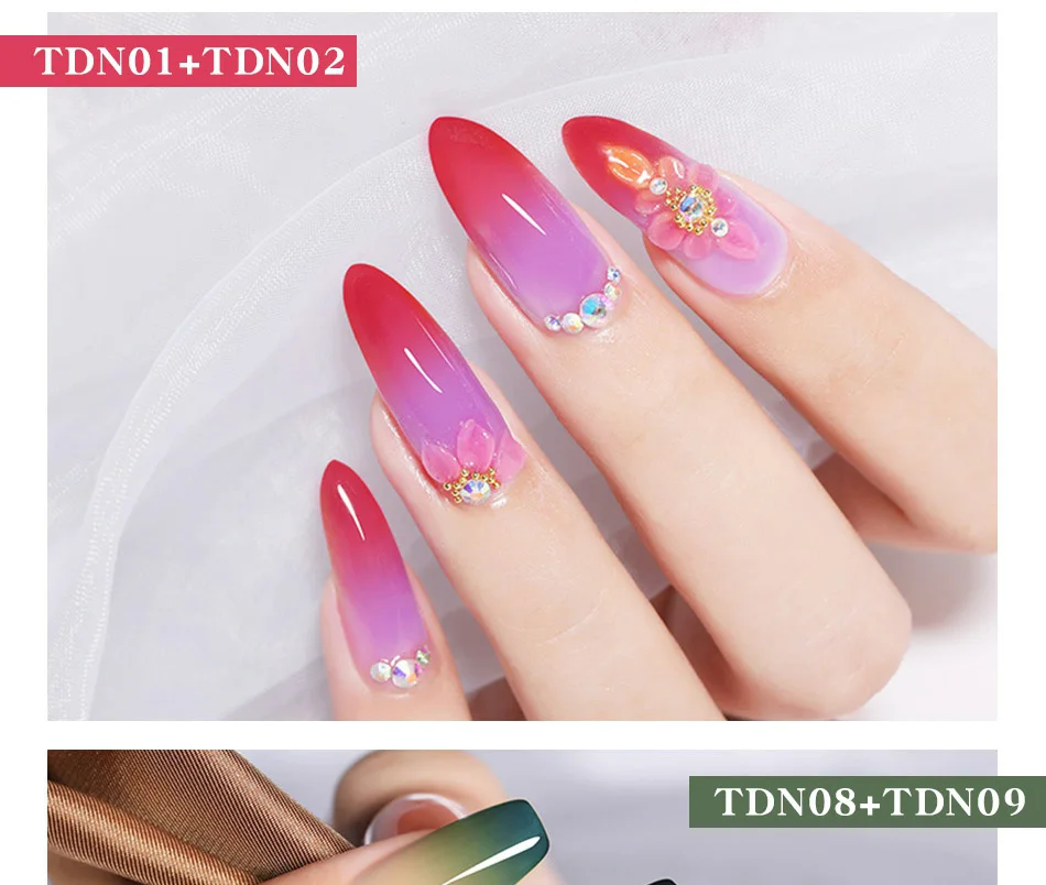 BORN PRETTY Dipping Nail power 3 в 1 термальный акриловый порошок Dipping вырезка расширение Dip Nail power украшение для ногтей 10 мл