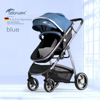 

Baby stroller 8.8KG lightweight high landscape baby pram foldable Aluminum alloy frame newborn baby child stroller