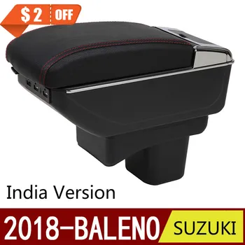 

For SUZUKI Baleno 2018 Armrest Box Free Punch Hand-held Car Central Storage Container
