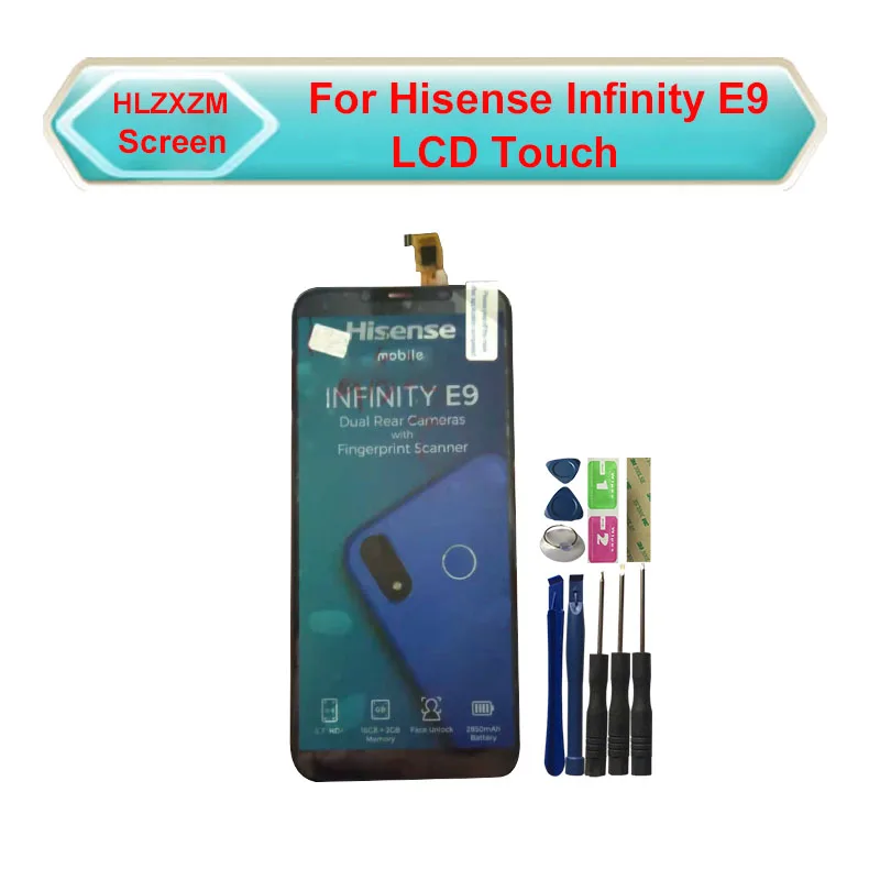 Используется для Hisense E9 ЖК-дисплей с сенсорным экраном дигитайзер Замена датчика