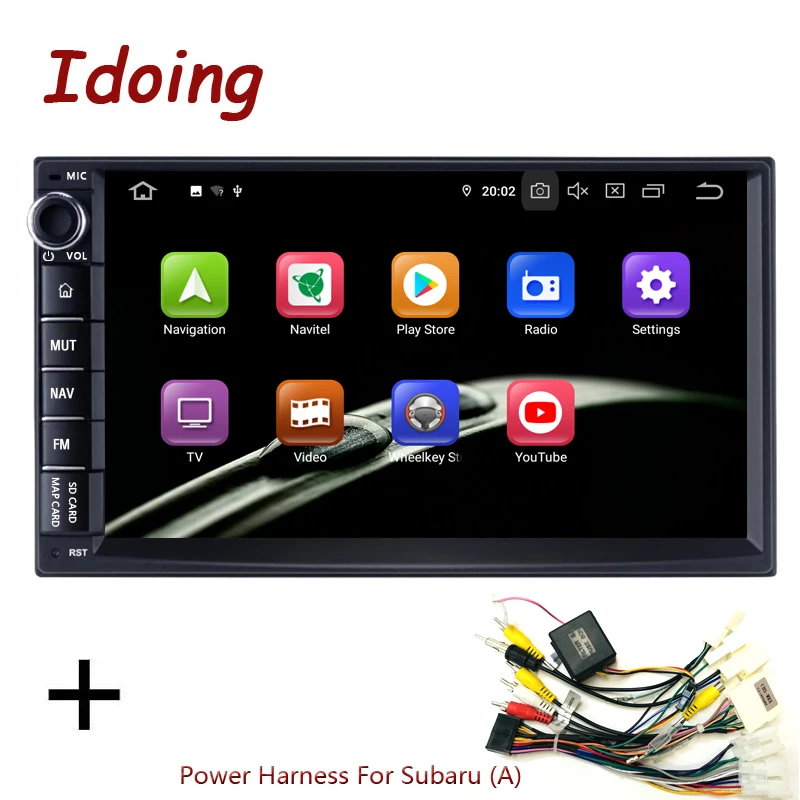 For Subaru A Idoing " 2 din универсальный автомобильный Android 9,0 Радио мультимедийный плеер PX5 4G+ 64G Восьмиядерный gps навигация ips DSP Vedio без DVD - Цвет: For Subaru A