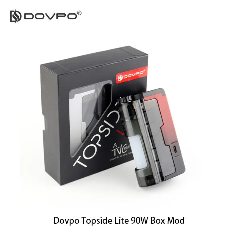 Dovpo Topside Lite 90 Вт Tc коробка мод питание от одной батареи 21700/20700 Fit 510 поток атомайзер Squonk Vape коробка мод