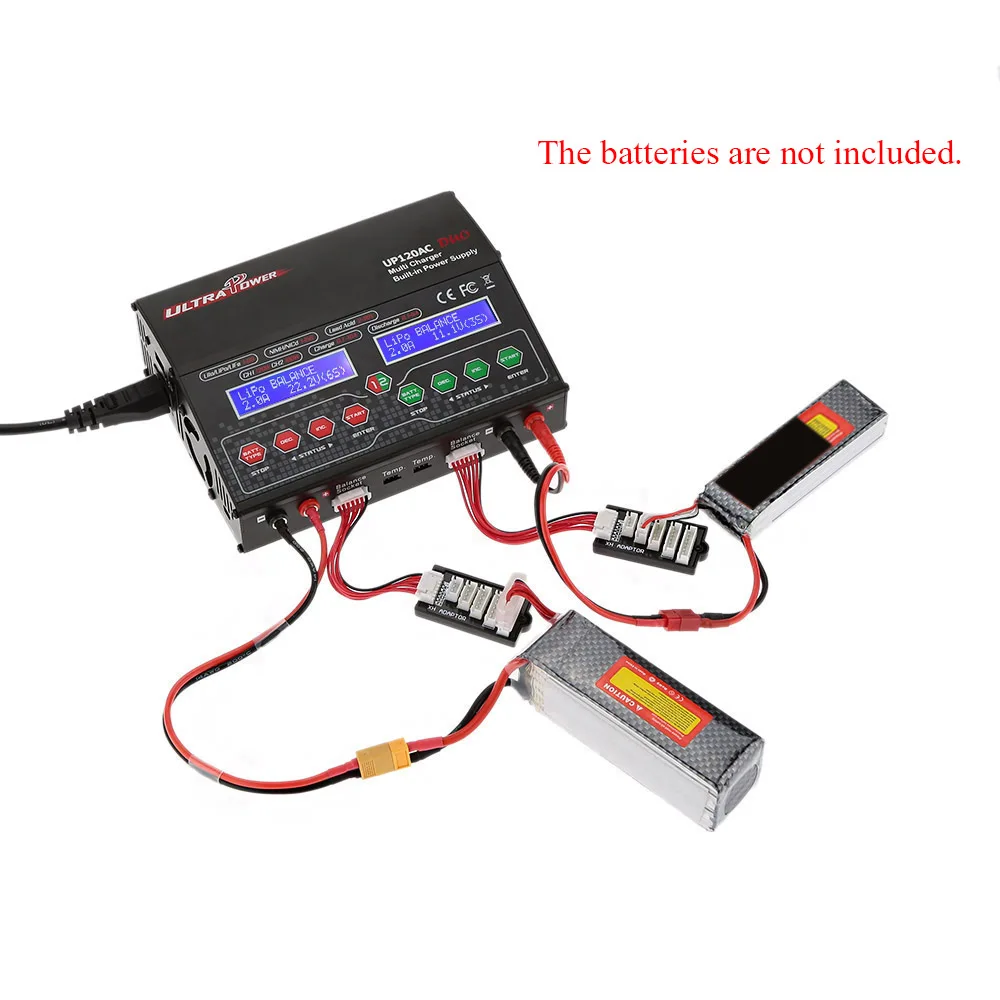 UP120AC DUO 120 Вт/120 Вт LiIo LiPo LiFe NiMH NiCD Батарея мульти баланс зарядное устройство Dis зарядное устройство RC автомобиль Дрон лодка части для вертолета