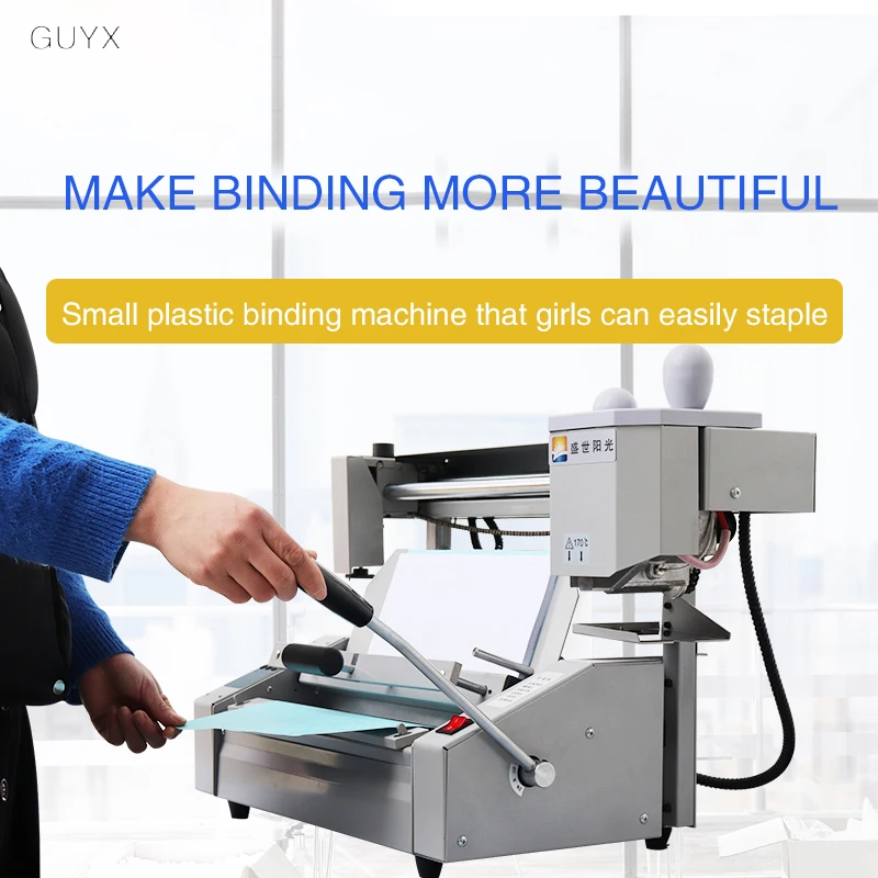 

Manual DIY plastic machine hardcover tender production fast plastic machine