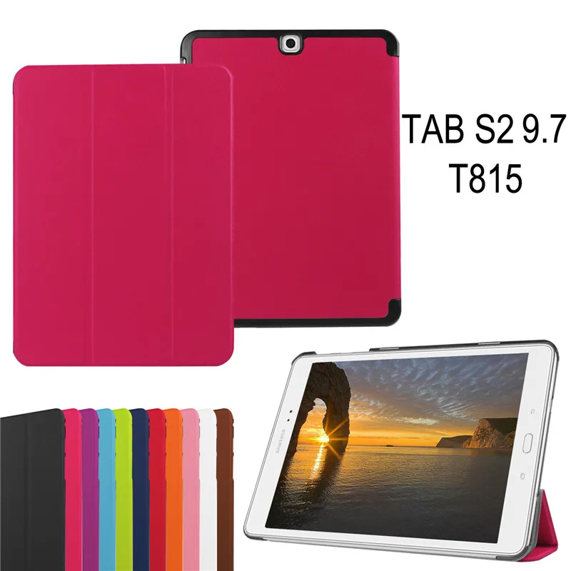 Из искусственной кожи чехол для Samsung Galaxy Tab S2 9,7 T810 T813 T815 T819 9," дюймовый планшетный ПК чехол для Samsung Galaxy Tab S2 9,7 чехол