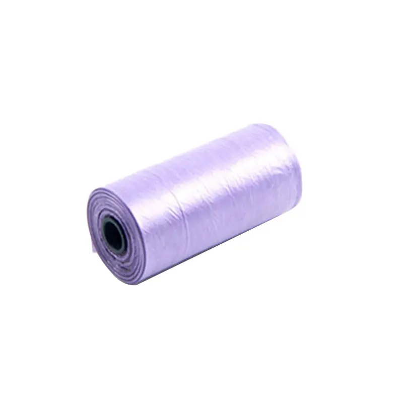 Purple 1 Roll/20pcs Bag Plastic Pet Garbage Bag Waste Outdoor Poop Refill Clean Puppy Cat - Цвет: Purple