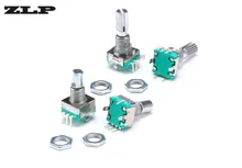 Encodeur rotatif à 360 degrés EC11 w, 5 pièces/lot, 20 positions, bouton poussoir à 5 broches, poignée longue de 15/20MM avec interrupteur à bouton poussoir intégré