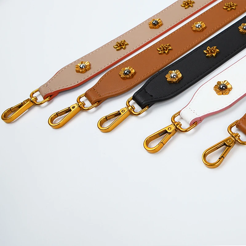 Модная широкая кожаная сумка на плечо с жемчугом и Пчелой длинный ...