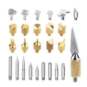 

28xSoldering Iron Kits Wood Burning Pen Tips Tool Engraver Pyrography Tool Set