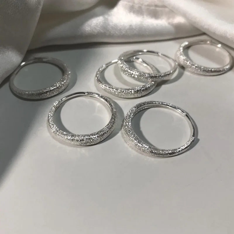 

VENTFILLE Sterling Silver Sparkling Round Hoop Earrings For Women Silver And White Galaxy Series New Wholesale