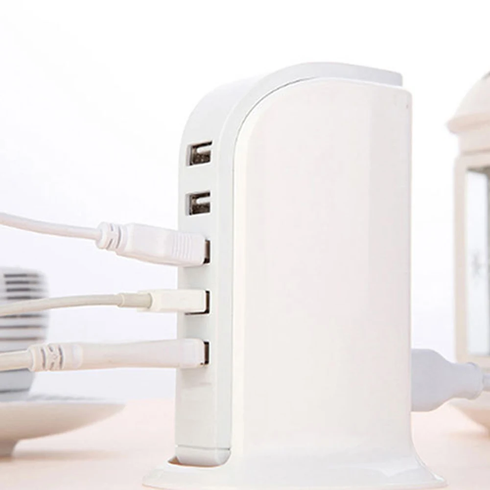5 портов USB зарядное устройство настенная умная мощность Домашний Настольный Парусник Форма Портативный практичный 4A расширение Универсальный адаптер для путешествий