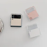 Funda trasera a prueba de golpes para Samsung Galaxy Z Flip 3, carcasa protectora de silicona a prueba de golpes adecuada para Samsung Z Flip3 ZFlip3 5G