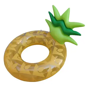 

Summer Inflatable Backrest Pineapple Swimming Ring Floating Adult Swim Circle K92D