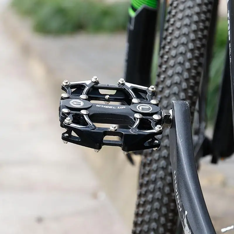Колеса до 1 пара ЧПУ Алюминиевый сплав велосипедные педали MTB Горный шоссейный велосипед нескользящий ножной подшипник педаль детали велосипеда аксессуары