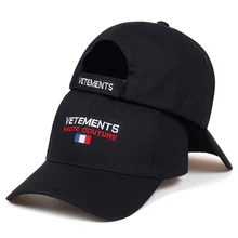 Новинка, VETEMENTS, вышитая бейсбольная кепка, унисекс, модная, дикая, повседневная, Спортивная Кепка, для улицы, регулируемая, хлопок, шапки для гольфа, хип-хоп, шляпа для папы