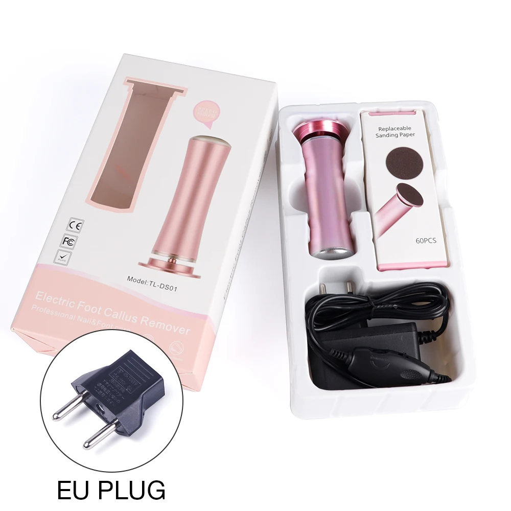 EU plug Многофункциональный электрический шлифовальный станок для ног, шлифовальный станок для ног, отшелушивающий омертвевшую кожу, средство для удаления мозолей, уход за ногами, устройство для педикюра - Цвет: EU plug