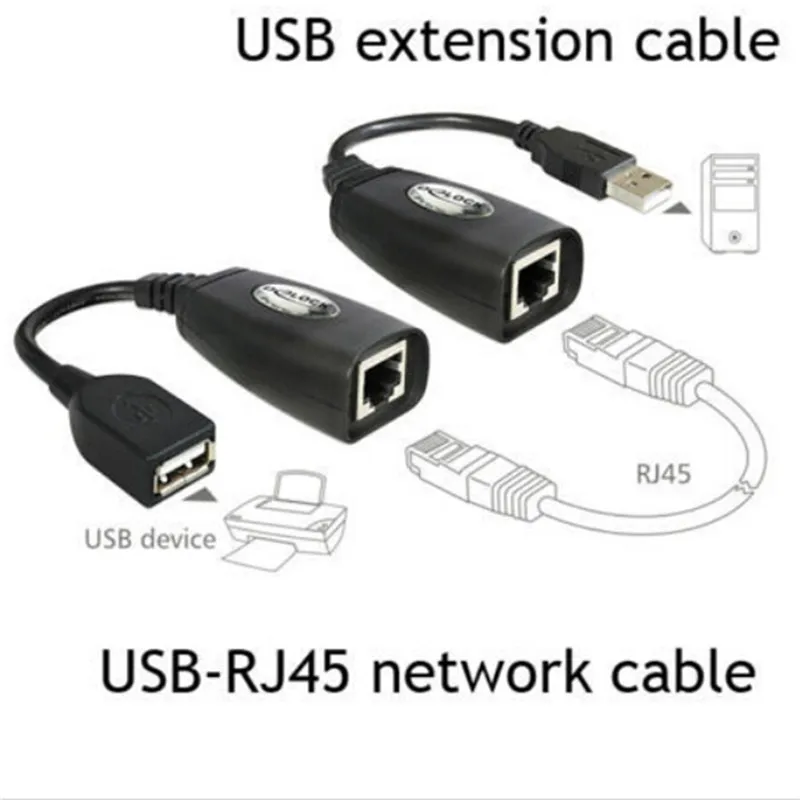 Сетевой удлинитель USB 2 0 Папа-мама cat 5 Cat5e 6 Rj45 LAN Ethernet ретранслятор адаптер кабель