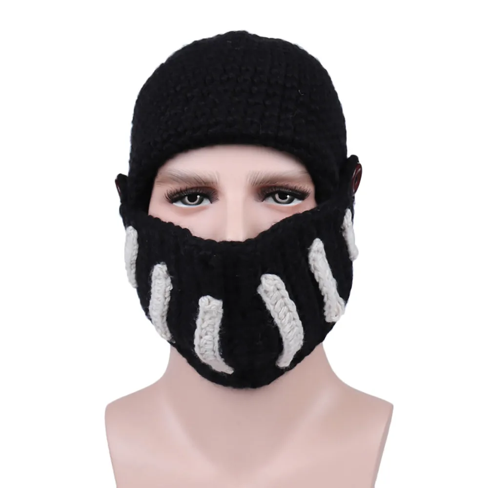 Зимние теплые шапки, женская вязаная шапка, ручная вязка, шапка Skullies Beanies для женщин и мужчин, высокое качество, маски шапки# C2