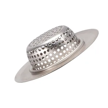 

Sink Strainer Stainless Steel Anti-blocking Durable Hair Catcher for Kitchen Washroom