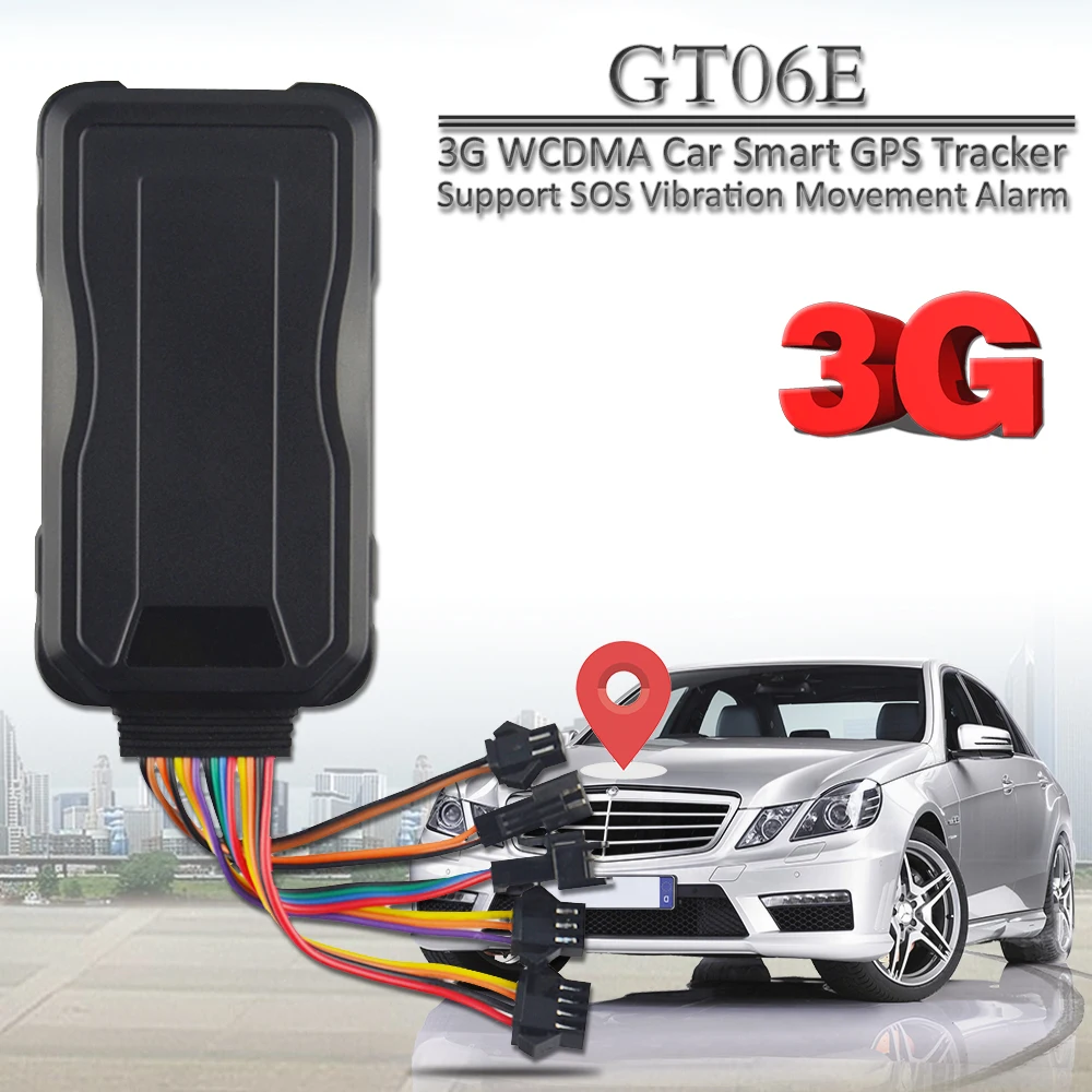 GPS трекер Concox GT06E 3G автомобильный с дистанционным управлением работает