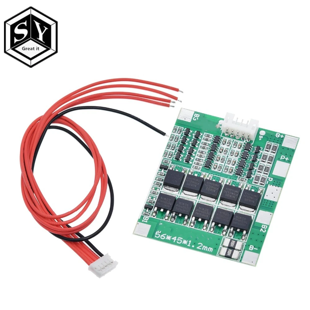 1 шт. Great IT Новое поступление 4S 30A 14 8 V литий ионная литиевая батарея 18650 BMS в