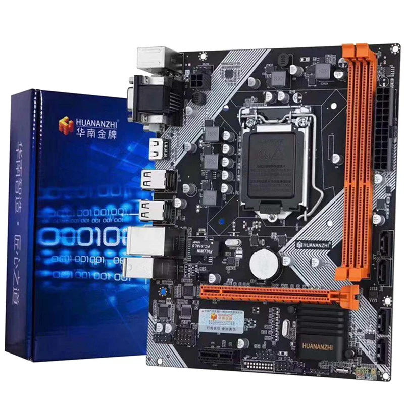 HUANANZHI B75 настольная материнская плата LGA1155 для I3 I5 I7 cpu поддержка памяти DDR3