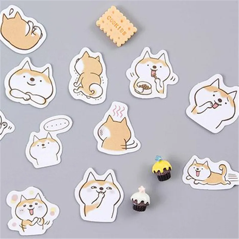 Boxed Stickers for Children Cute Fairytale Dreamy Cartoon Dog Hand Account Albums Articles Decorative Seal DIY Sticker Pack | Игрушки и