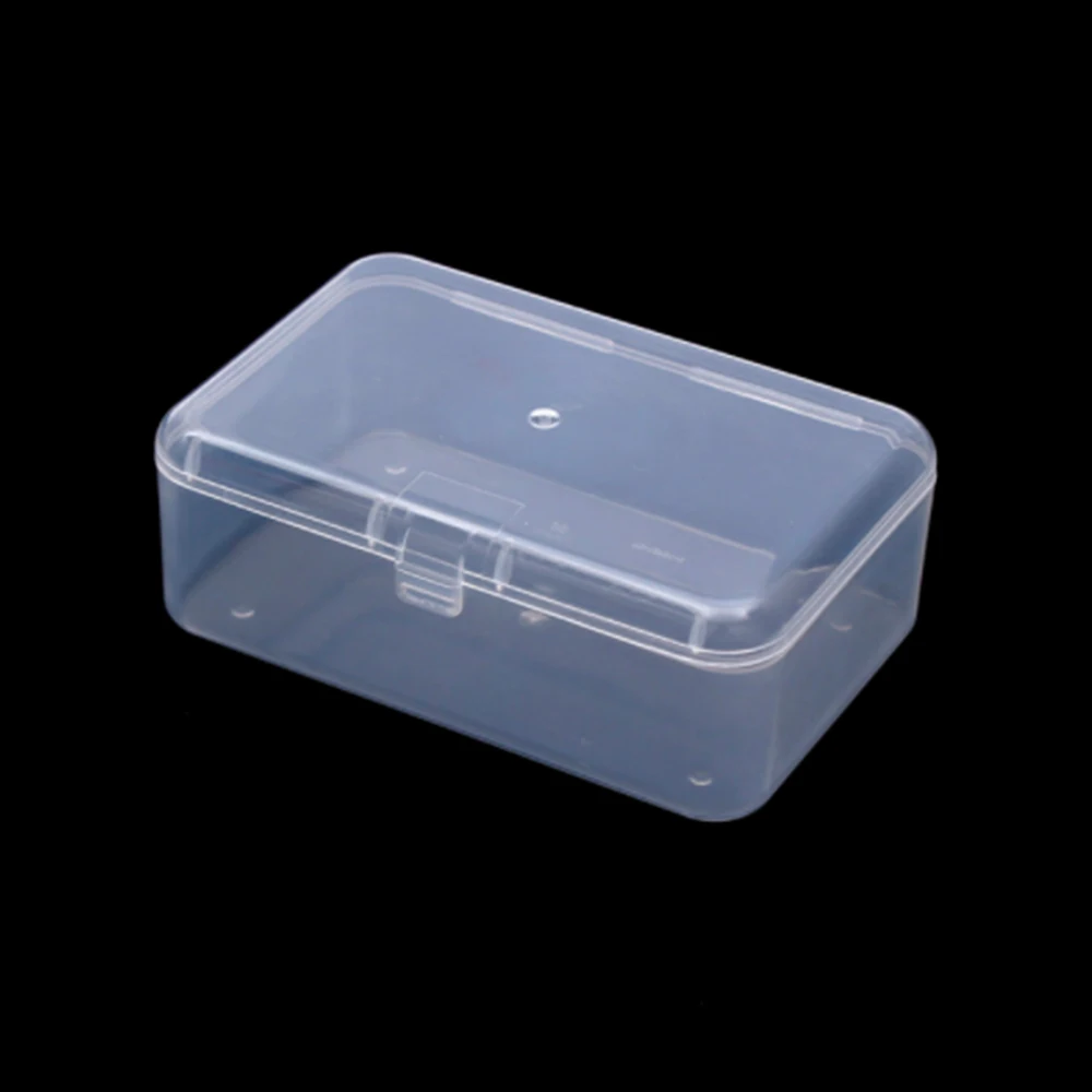 Лидер продаж прозрачная пластиковая емкость для хранения коробка Прозрачный квадратный многоцелевой дисплей пластиковый ящик для хранения ювелирных изделий таблетки предметы