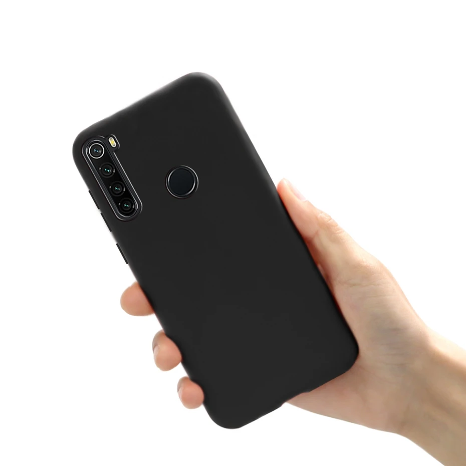Solid Color Matte Soft TPU Silicone Phone Case Cover