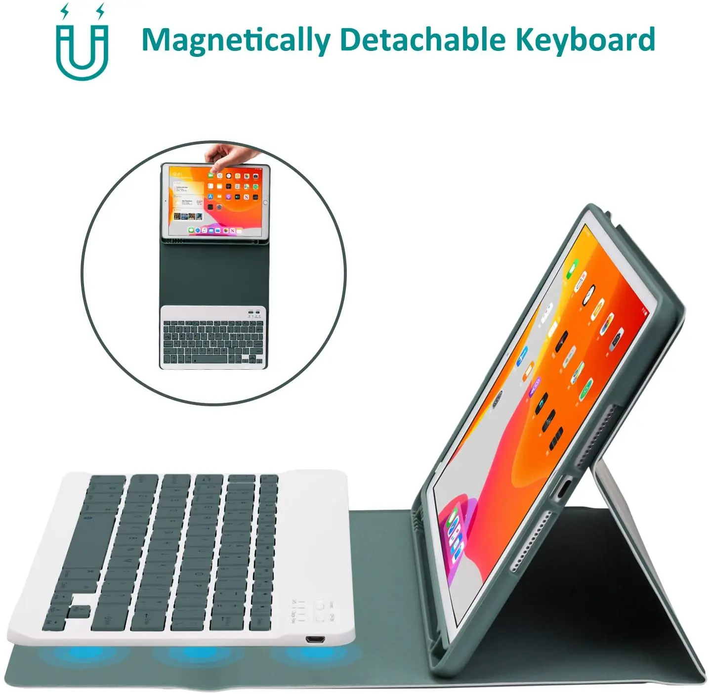 Чехол для клавиатуры iPad Pro 10 5 11 2020 Air 3 4 9 2 2019 чехол с карандашом 1 7 2018 8th чехол|Чехлы