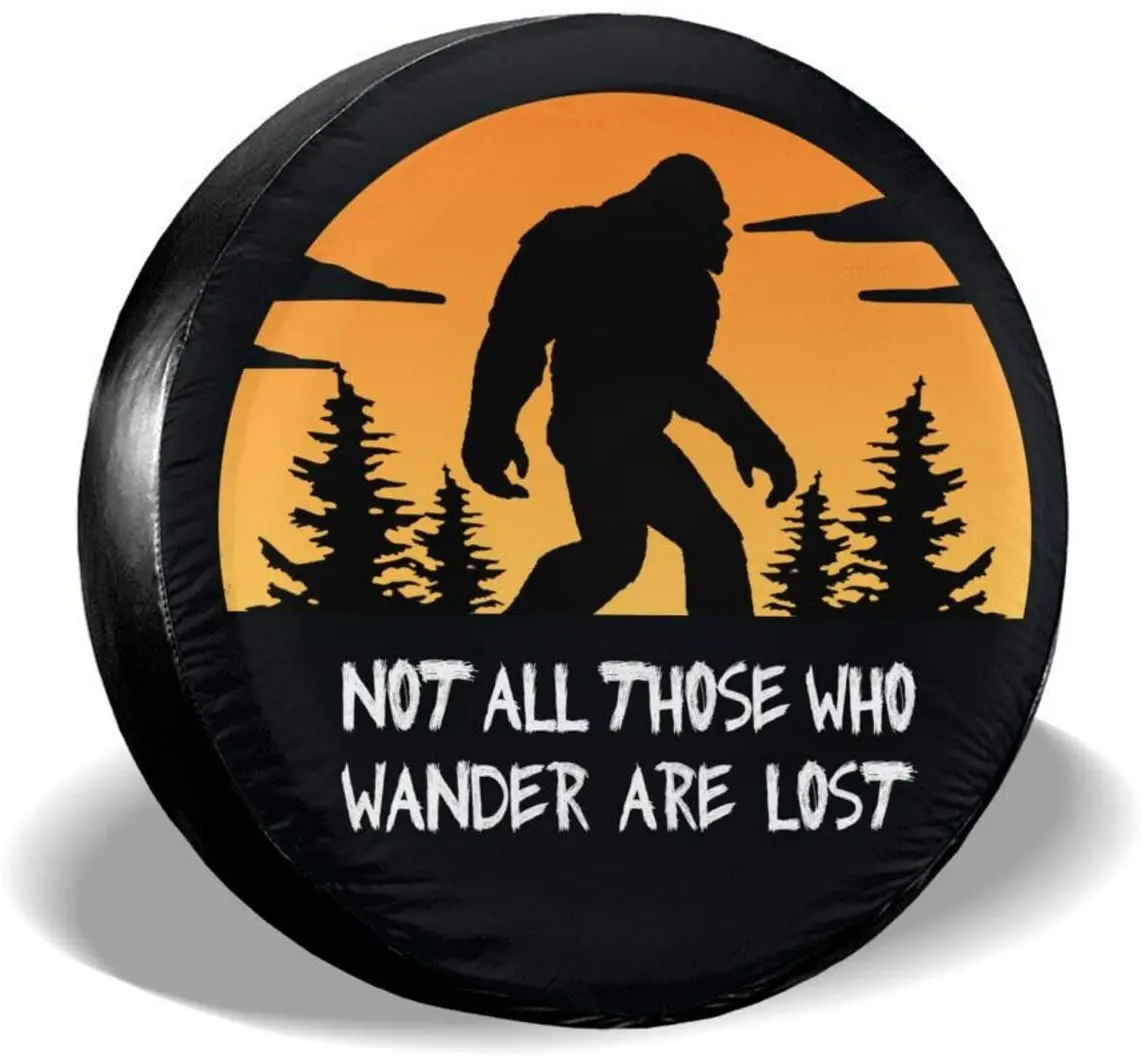 cozipink Not All Those Who Wander are Lost Bigfoot Spare Tire COVER CAR for  RV Trailer Camping Wheel Protectors Weatherproof AliExpress