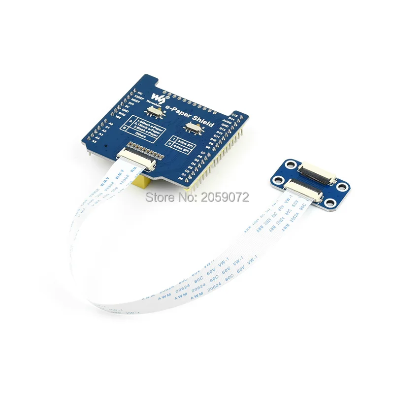 

Universal e-Paper Raw Panel Driver Shield for Arduino / NUCLEO