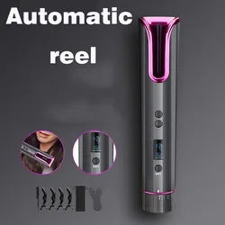 Automatic hair curling iron electric rechargeable wireless curling iron iron curling iron hairdressing tools Negative ions 5000m